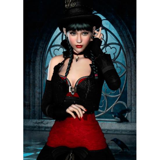 Puzzle Grafika Femme Gothique 1000 Pièces Puzzle Grafika Femme Gothique 1000 Pièces