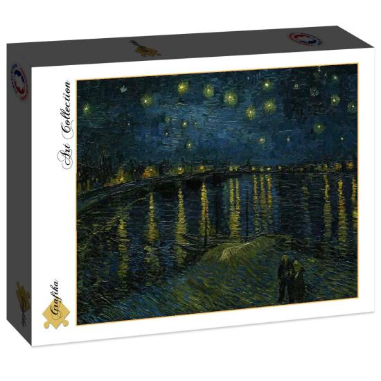 Puzzle Grafika Nuit étoilée sur le Rhône 2000 pièces