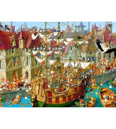 Puzzle Grafika Port des Lapins 2000 Pièces