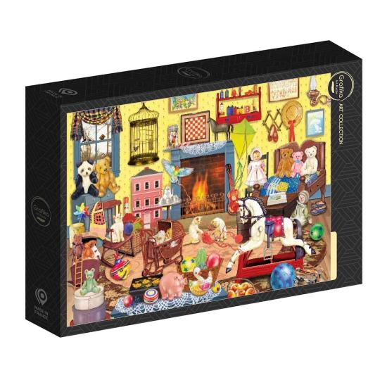 Puzzle Grafika Qui a laissé la porte de la cage ouverte 1000 Pie Puzzle Grafika Qui a laissé la porte de la cage ouverte 1000 Pie