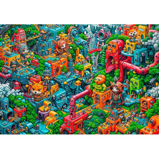 Puzzle Grafika Robotopia 1000 Pieces