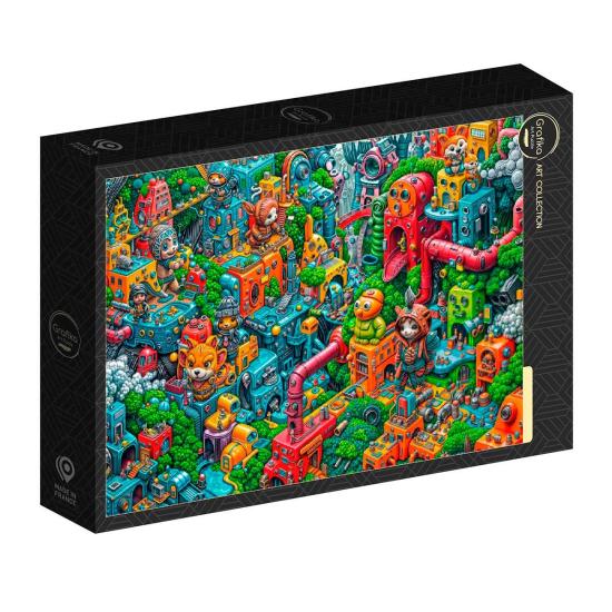 Puzzle Grafika Robotopia 1000 Pieces