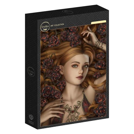 Puzzle Grafika Rose Brûlé 1000 Pièces
