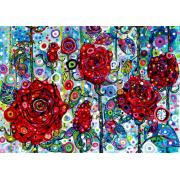 Puzzle Grafika Roses 1500 Pièces