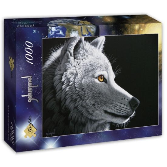Puzzle Grafika Wolf Face au clair de lune 1000 pièces Puzzle Grafika Wolf Face au clair de lune 1000 pièces