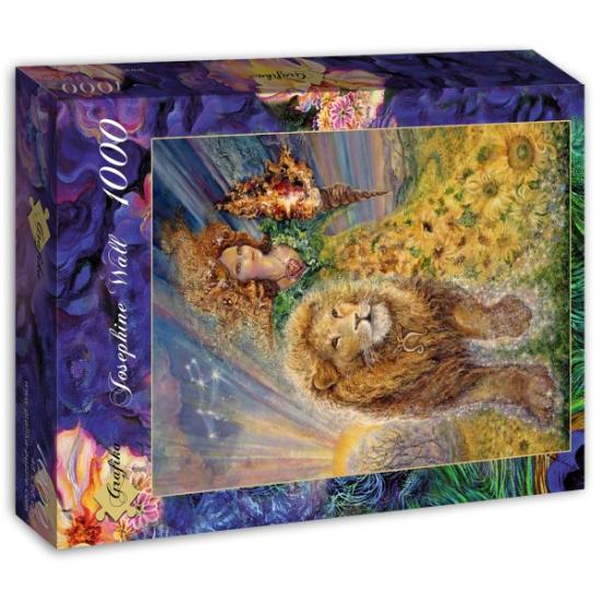 Puzzle Grafika Signes du Zodiaque, Lion 1000 Pièces