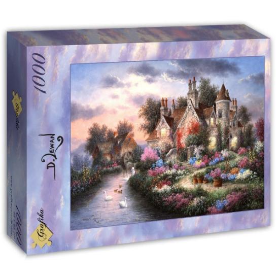 Puzzle Grafika Ancienne cabane de moulin 1000 pièces