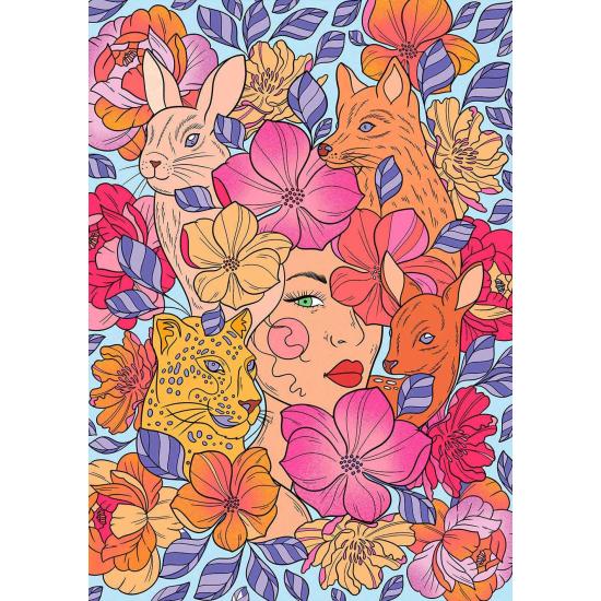 Puzzle Hachette Amour Floral 1000 pièces Puzzle Hachette Amour Floral 1000 pièces