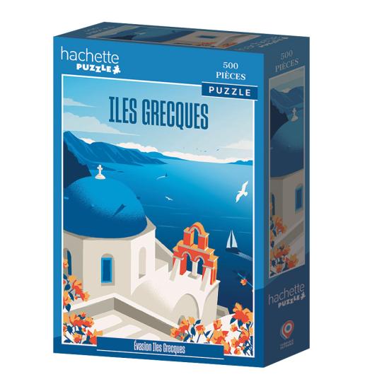 Puzzle Hachette Évasion Iles Grecques 500 pièces