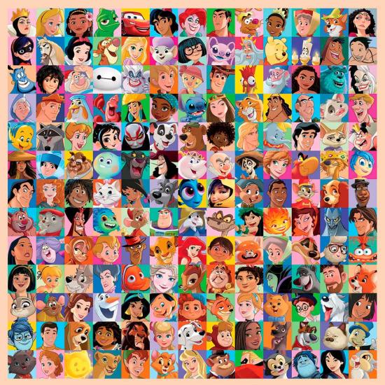 Puzzle Hachette Qui est qui Disney 1000 pièces