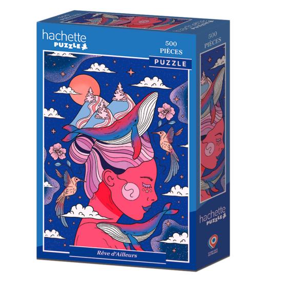 Puzzle Hachette Rêve d'Ailleurs 500 pièces Puzzle Hachette Rêve d'Ailleurs 500 pièces