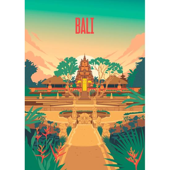 Puzzle Hachette Rêves De Vacances À Bali 500 pièces