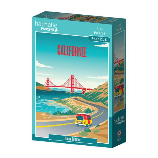 Puzzle Hachette Rêves De Vacances En Californie 500 pièces