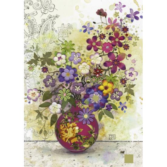 Puzzle Heye Aquarelle Vase Rose 1000 Pièces