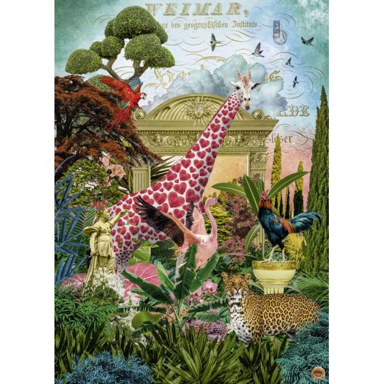 Puzzle Heye Amour Girafe 1000 pièces
