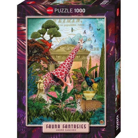 Puzzle Heye Amour Girafe 1000 pièces