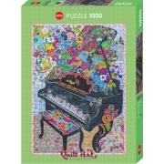 Heye Puzzle Puzzle Quilt Art, Piano tissé 1000 pièces