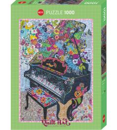 Heye Puzzle Puzzle Quilt Art, Piano tissé 1000 pièces