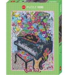Heye Puzzle Puzzle Quilt Art, Piano tissé 1000 pièces
