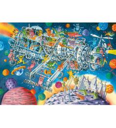 Puzzle Heye Extraterrestres sont les bienvenus Boîte Triangulair