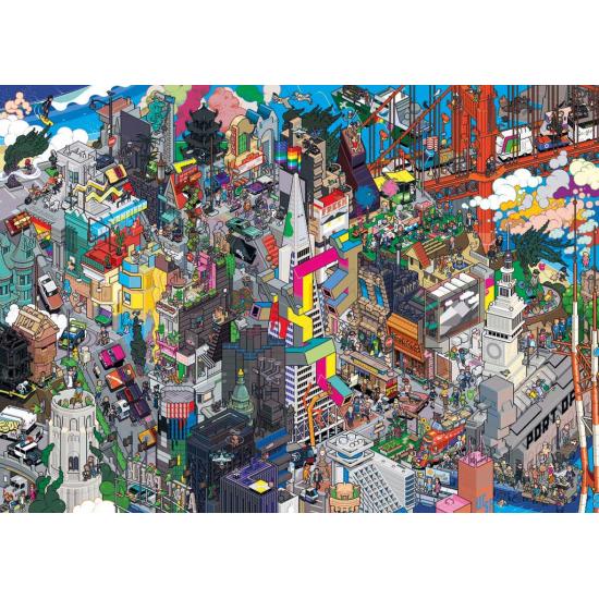 Puzzle Heye Quête De San Francisco 1000 Pièces