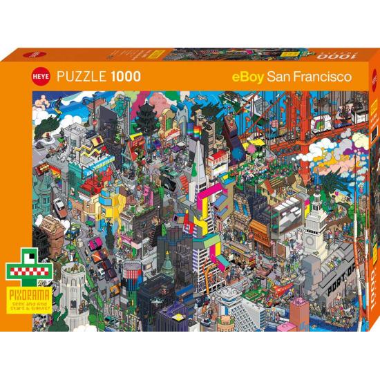 Puzzle Heye Quête De San Francisco 1000 Pièces