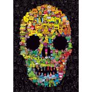 Heye Scribble Skull Puzzle 1000 pièces