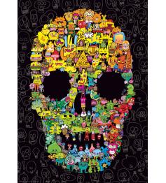 Heye Scribble Skull Puzzle 1000 pièces