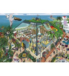 Heye Puzzle Centre de Beauté, boîte triangulaire 1000 pièces