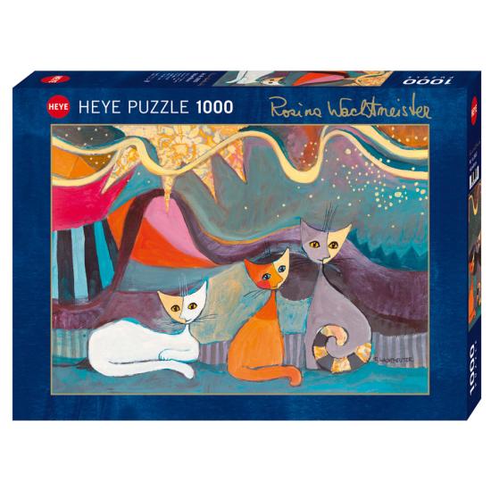 Puzzle ruban jaune Heye 1000 pièces