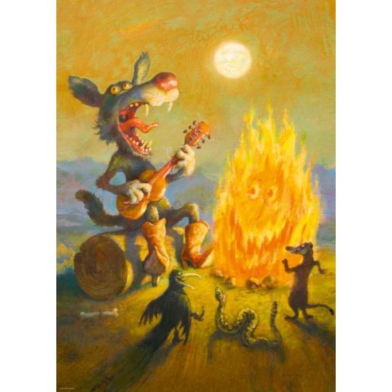 Heye Coyote Chantant Puzzle 1000 pièces