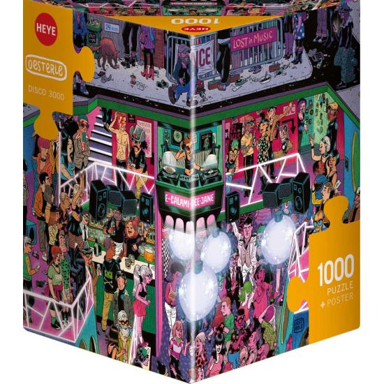 Puzzle Heye Disco 3000 Boîte Triangulair 1000 pcs