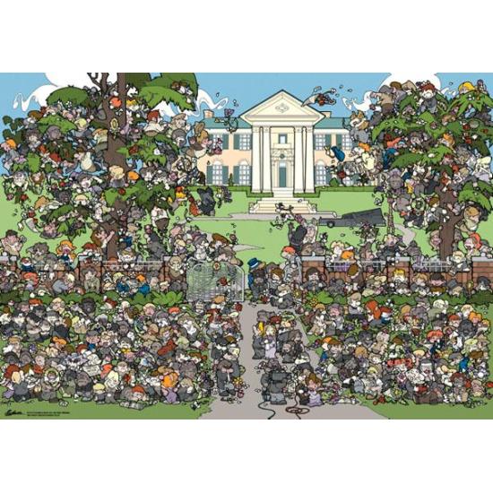 Puzzle Heye Où est Elvis ?. 1000 pièces Graceland
