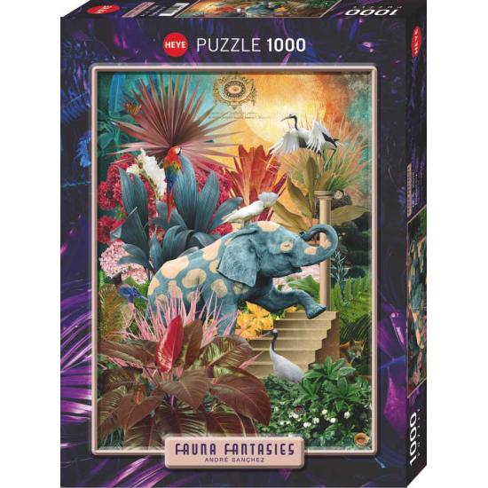 Heye Éléphantaisy Puzzle 1000 pièces Heye Éléphantaisy Puzzle 1000 pièces