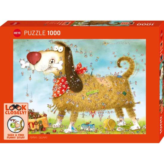 Puzzle Heye Chez le chien 1000 Pièces