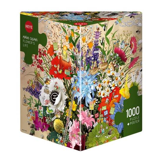 Puzzle Heye Living Flowers 1000 pièces