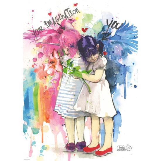 Puzzle Heye Free Colors, Imagination 1000 pièces