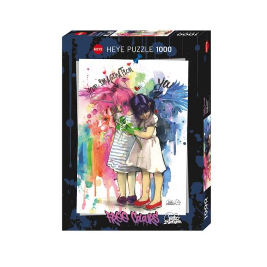 Puzzle Heye Free Colors, Imagination 1000 pièces