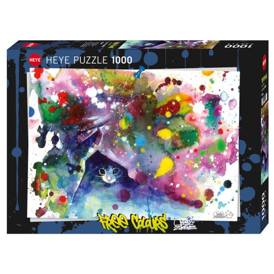 Heye Free Colors Puzzle, Meow 1000 pièces