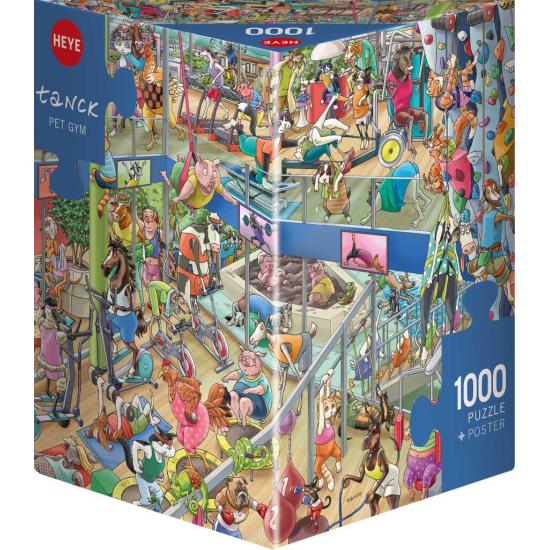 Puzzle Heye Gym pour animaux de compagnie Boîte Triangulair