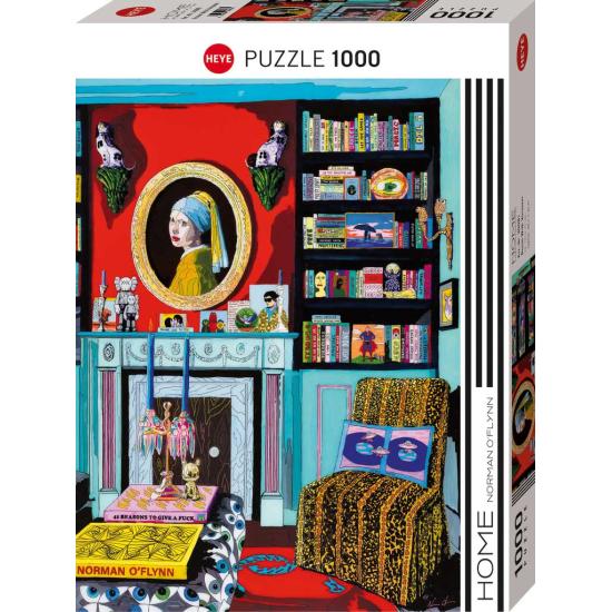 Puzzle Heye Chambre avec Vermeer 1000 Pièces Puzzle Heye Chambre avec Vermeer 1000 Pièces