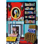 Puzzle Heye Chambre avec Vermeer 1000 Pièces