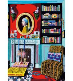 Puzzle Heye Chambre avec Vermeer 1000 Pièces