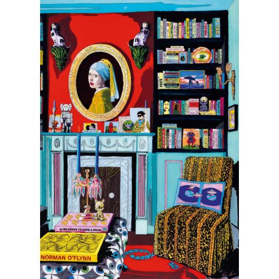 Puzzle Heye Chambre avec Vermeer 1000 Pièces Puzzle Heye Chambre avec Vermeer 1000 Pièces
