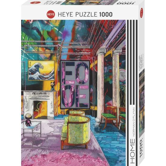 Heye Puzzle Room avec vague 1000 pièces