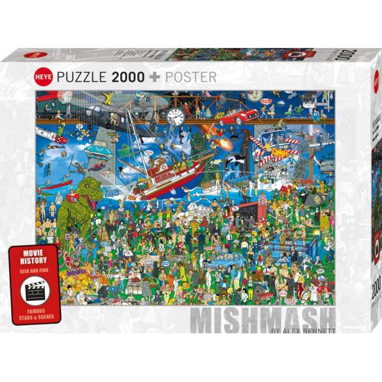 Puzzle Heye Histoire du Cinéma 2000 pièces