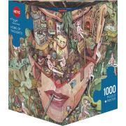 Puzzle Heye Home of Thoughts Boîte triangulaire 1000 pièces