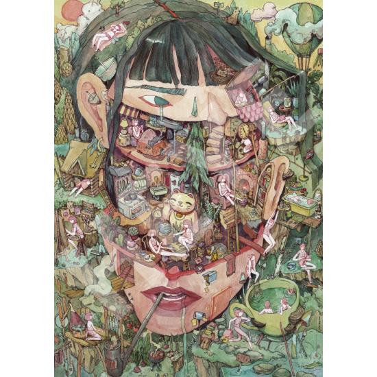 Puzzle Heye Home of Thoughts Boîte triangulaire 1000 pièces