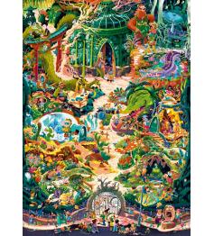 Puzzle Heye Jardin Botanique, Boîte Triangulaire 2000 Pièces