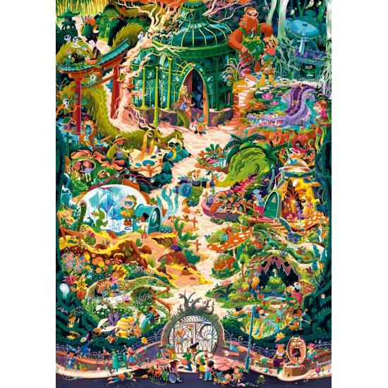 Puzzle Heye Jardin Botanique, Boîte Triangulaire 2000 Pièces Puzzle Heye Jardin Botanique, Boîte Triangulaire 2000 Pièces